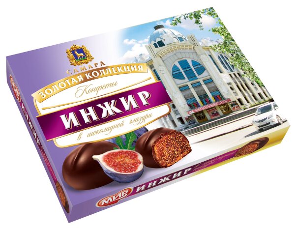 №2 КФ МИР Инжир в шоколадной глазури 160г в Гатчине